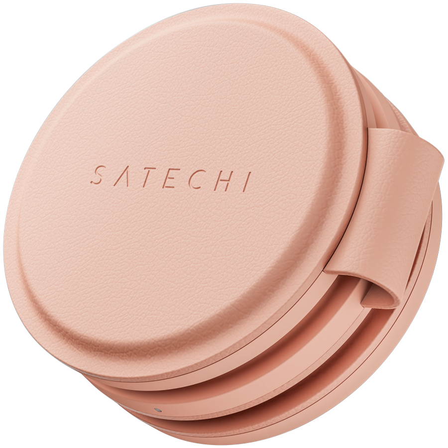 Беспроводное зарядное устройство Satechi OntheGo 3-in-1 Charger, 15Вт, Розовый