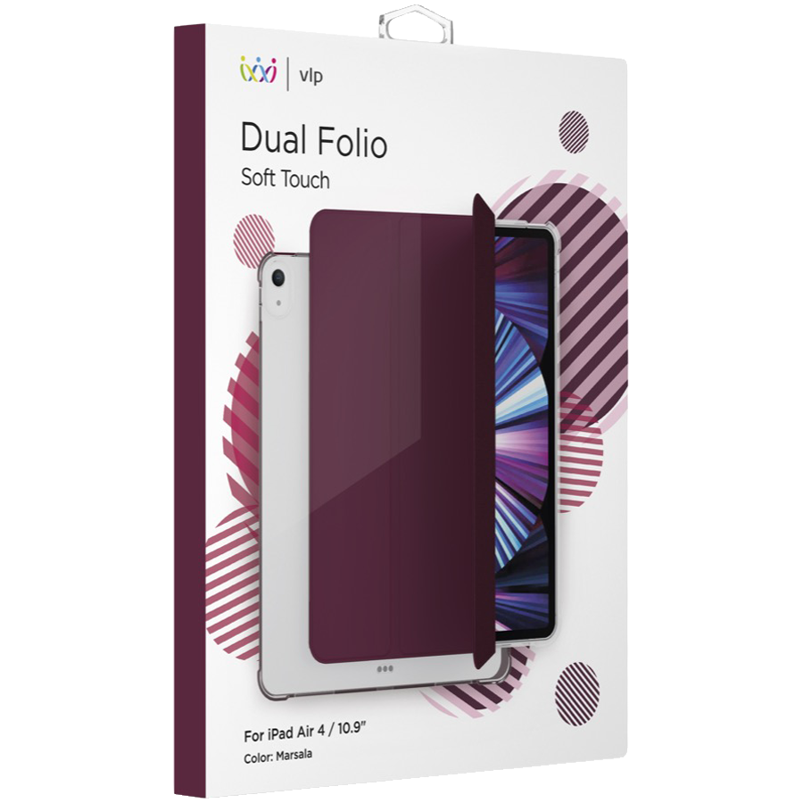Обложка Smart Folio VLP Dual Folio  Marsala для iPad Air (4-го поколения)