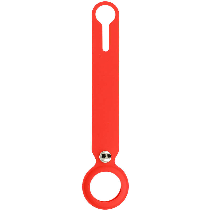 Чехол защитный uBear Touch Case для AirTag, силиконовый, цвет: красный