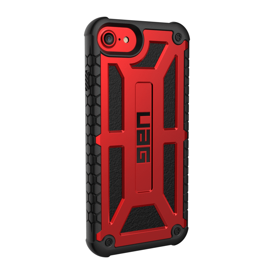 Защитный чехол UAG Monarch  Багровый красный для iPhone