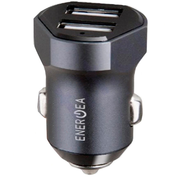 Автомобильный адаптер ENERGEA 2*USB Тип A, 24 Вт